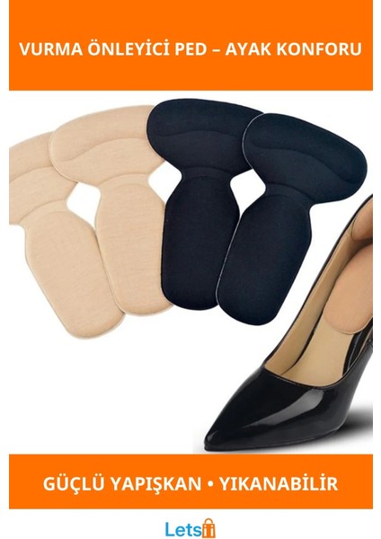 Taban Destekli Rahat Vurmayı Önleyici Ped Düzenleyici Ayakkabı Pedi