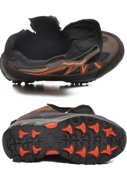 Kahve Turuncu Polarlı Kaymaz Çocuk Outdoor Bot 2301 F indirimleri