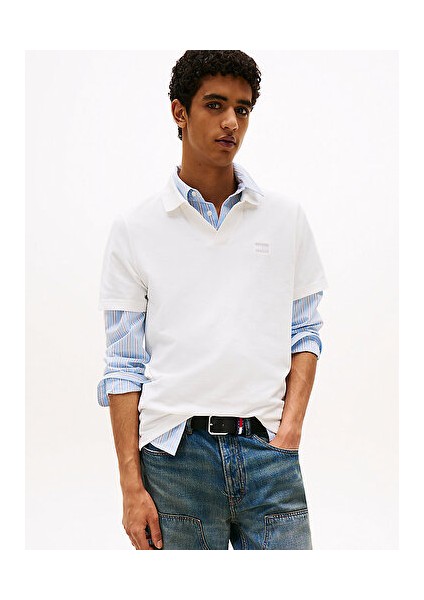 Erkek Beyaz S/s Polo