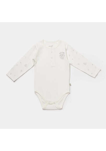 Koala Jungle Uzun Kol Bebek Body Gri