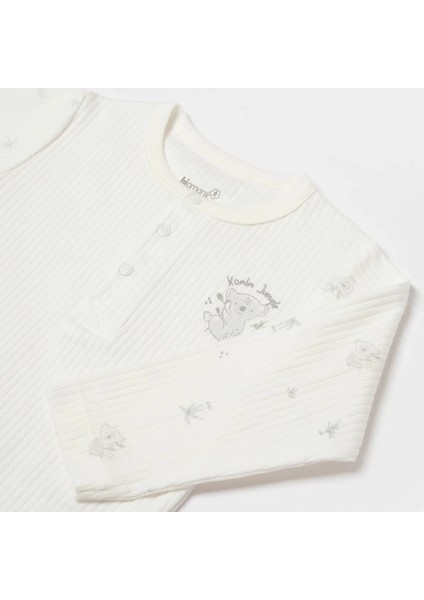 Koala Jungle Uzun Kol Bebek Body Gri modelleri