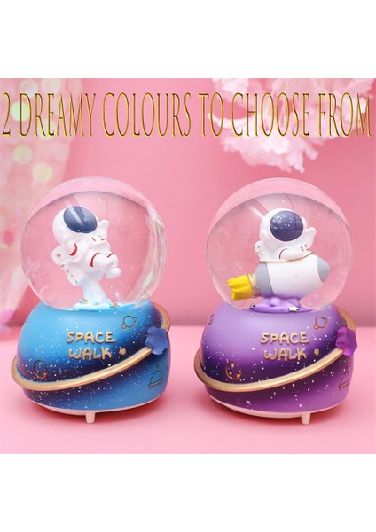 Büro Ev Ofis Dekoru Için Tekli Maksi Astronot Kar Küresi