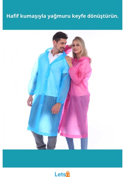 Su Geçirmez Mavi Kalın Naylon Yağmurluk fiyatları
