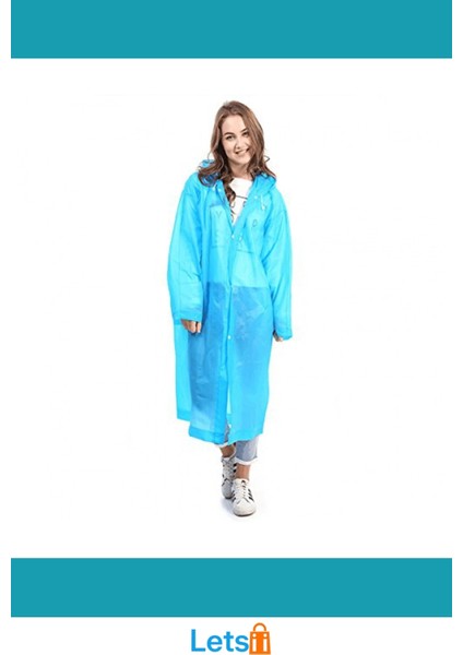 Su Geçirmez Mavi Kalın Naylon Yağmurluk modelleri