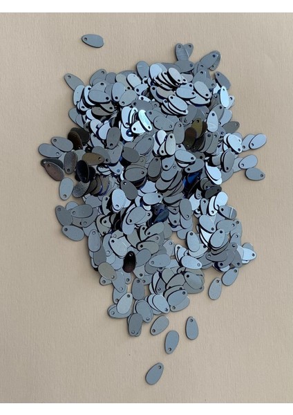 Indigo Rengi Yazma, Havlu, Abiye, Çeyizlik Işleme Damla Pul. 9X5MM. 20GR. Takriben 1120 Adet. No:18