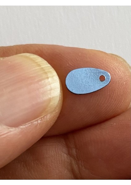 Indigo Rengi Yazma, Havlu, Abiye, Çeyizlik Işleme Damla Pul. 9X5MM. 20GR. Takriben 1120 Adet. No:18 modelleri