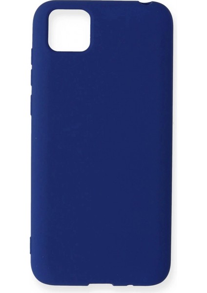 Huawei Y5P Kılıf Nano Içi Kadife Silikon - Lacivert (K95)