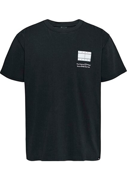 Erkek Siyah Kısa Kollu Tshirt