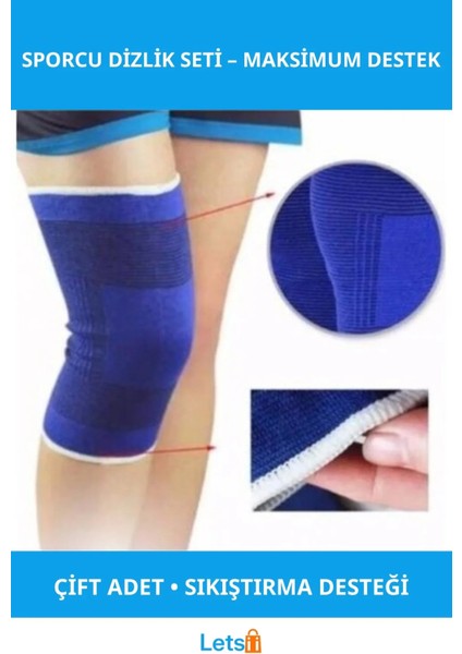 Esnek Destekli Dizlik 2 Adet Ameliyat Sonrası Koruma