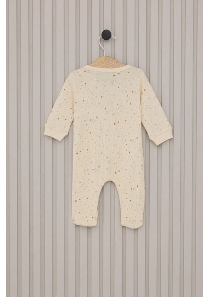 Kız Bebek Patikli Tulum Krem modelleri