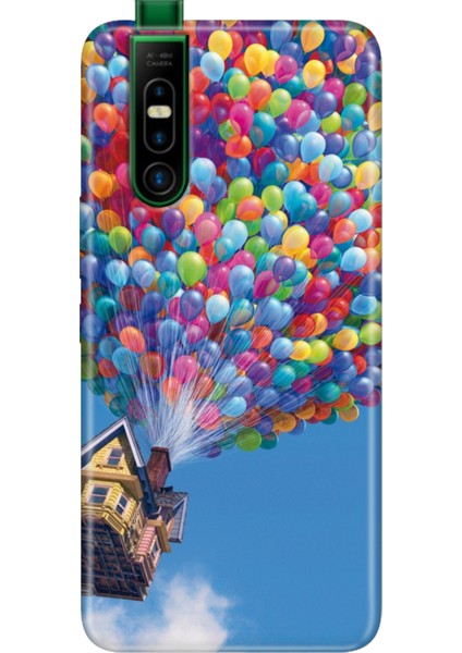 Infinix S5 Pro Kılıf Telefon Kılıfı S5-Pro Baskılı Balonlu Ev