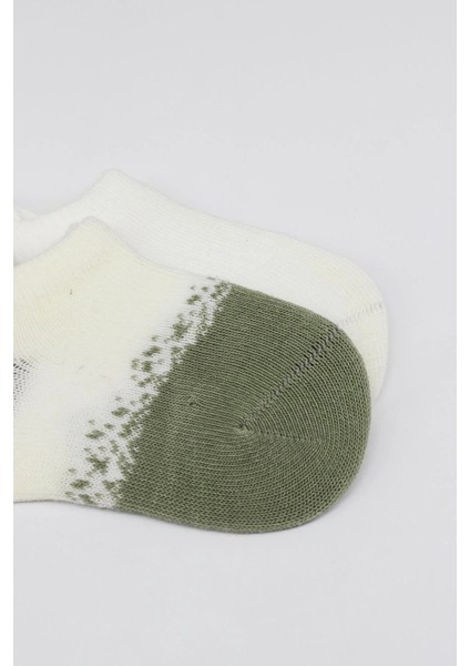 2'li Penye Sneakers Çorap BS20105 Nil Ekru modelleri