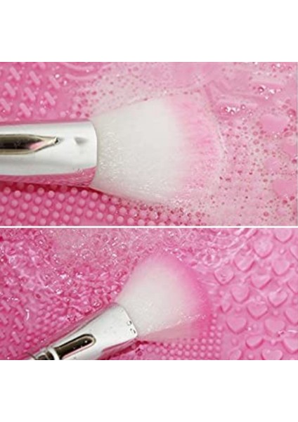 Pratik Kolay Makyaj Fırçası Temizleme Matı Aparatı Aleti (5361) indirimleri