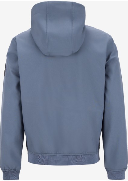 Gri Erkek Mont 12236300_JJEBASIC Softshell Hood No