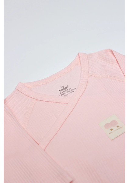 Organic Modal Flying Balloons Kruvaze Uzun Kol Body BS17121 Pembe modelleri