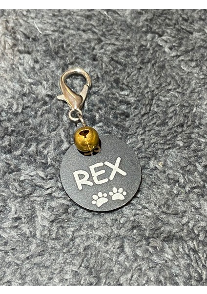 Yuvarlak Siyah Köpek Isimliği / Künyesi fırsatları