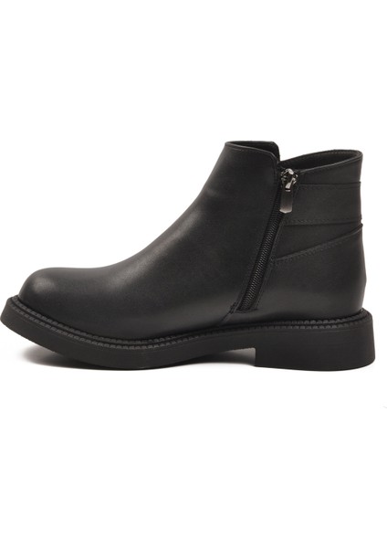 Siyah Içi Kürklü Kaymaz Taban Soğuğa Dirençli Kadın Bot PC-55161 Z fırsatları