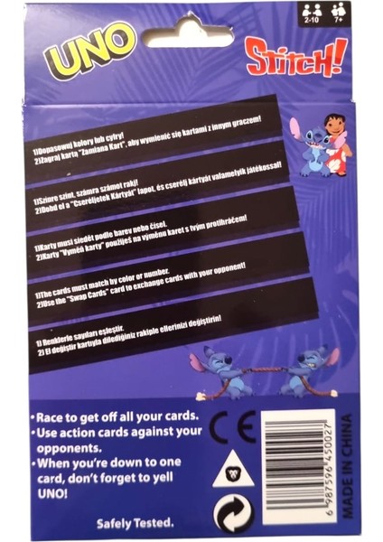 Lilo & Stitch Uno Oyun Kartı fiyatları