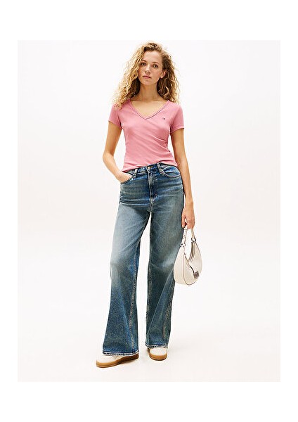 Kadın Pembe S/s Tişört modelleri