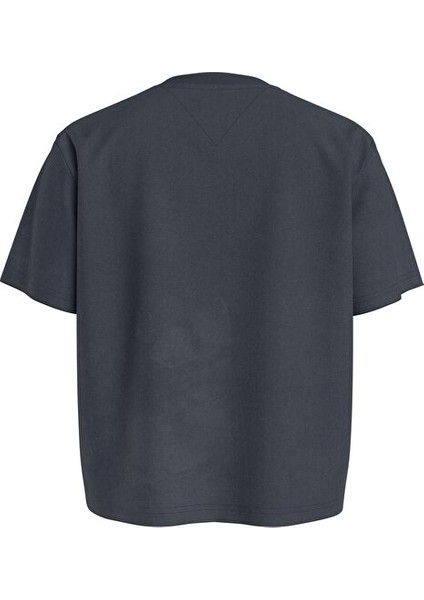 Kadın Çok Koyu Lacivert Kısa Kollu Tshirt fırsatları