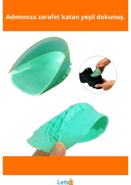 Ergonomik Topuk Yükseltici Yeşil Renk Desteği fiyatları