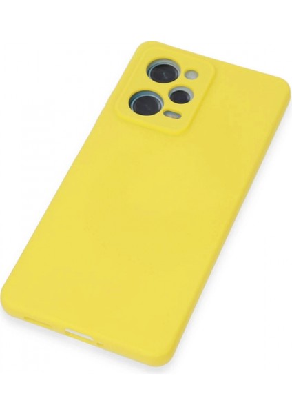 Xiaomi Redmi Note 12 Pro 5g Kılıf Nano Içi Kadife Silikon - Sarı (K95) fırsatları
