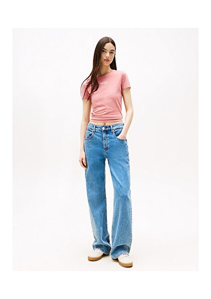 Kadın Pembe S/s Tişört modelleri