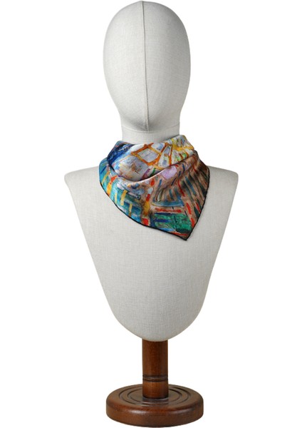 %100 Ipek Bandana Fular - Edward Munch fiyatları
