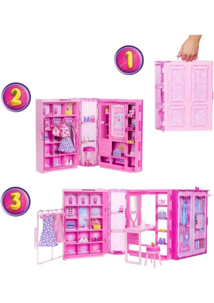 Barbie'nin Rüya Gardırobu ve Bebek Oyun Seti modelleri
