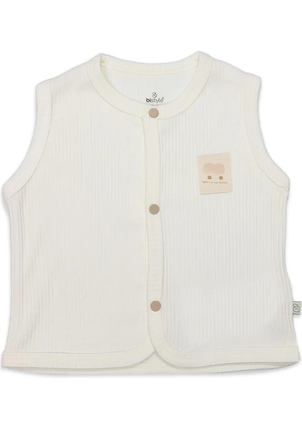 Modal Flying Balloons Bebek Yelek BS18110 Ekru