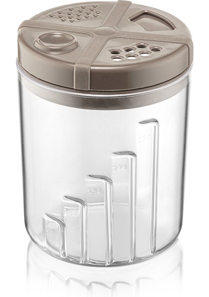 2 Adet 300 ml Baharatlık Qlux Bpa Içermez Baharatlık Tuzluk Biberler 3 Kademeli L-00277