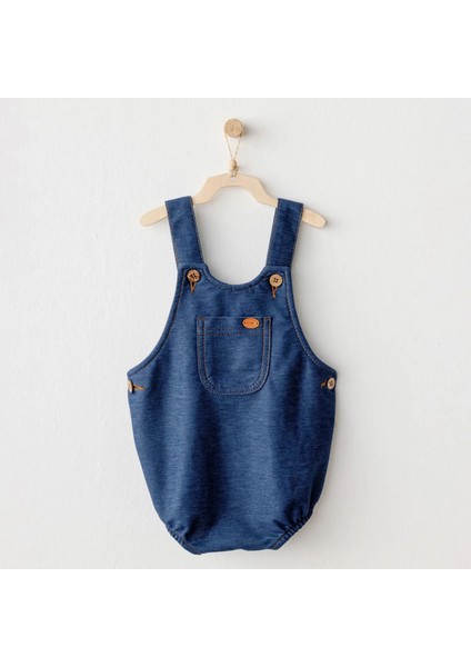 Andywawa AC25931 Romper Casual Bebek Tulum Indigo