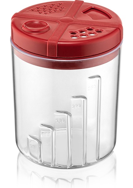 2 Adet 300 ml Baharatlık Qlux Bpa Içermez Baharatlık Tuzluk Biberler 3 Kademeli L-00277