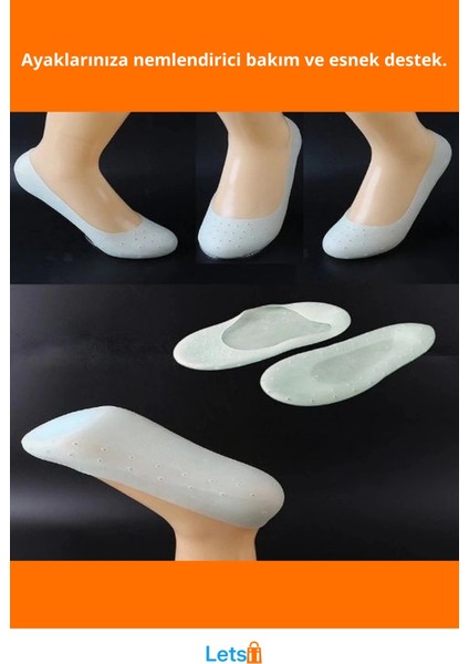 Yumuşak Toksik Madde Içermeyen Ayak Rahatlatıcı Silikon Patik 2 Adet fiyatları