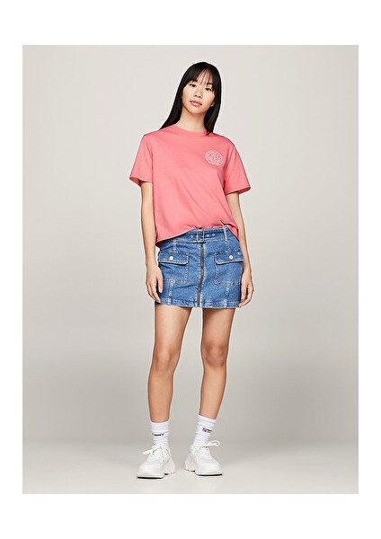 Kadın Şirin Pembe Kısa Kollu Tshirt fiyatları