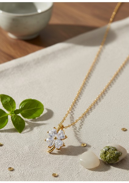 Lucky Steel Dört Yapraklı Yonca Paslanmaz Çelik Kolye fiyatları