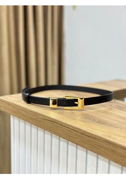 Kadın Kemer Gold Tokalı Kemer Pantolon Kemeri Etek Kemeri Elbise Kemeri