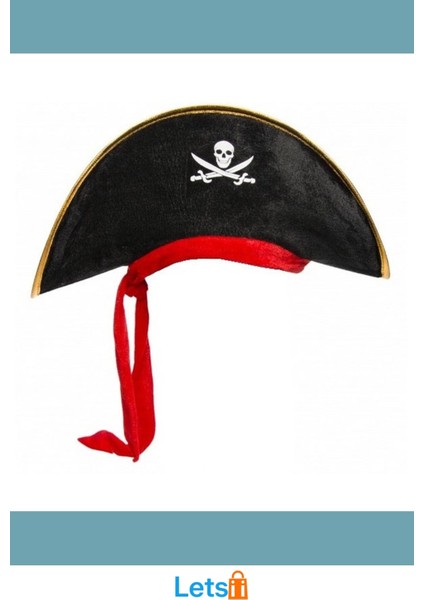 Jack Sparrow Kadife Çocuk Korsan Şapkası modelleri