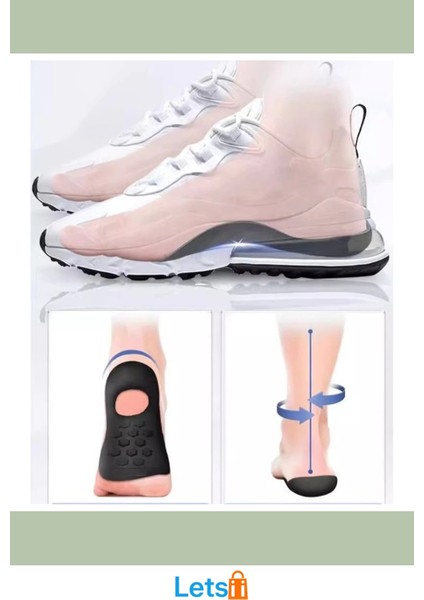 Esnek Düz Taban Düzeltici Topuk Yastığı Yumuşak Silikon modelleri