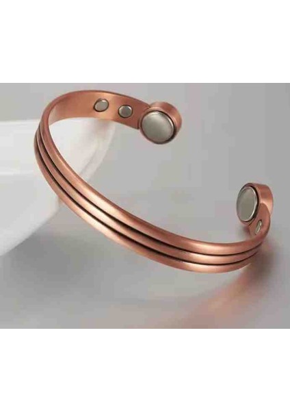 Saf Bakır Manyetik Enerji Denge Bileklik Bilezik