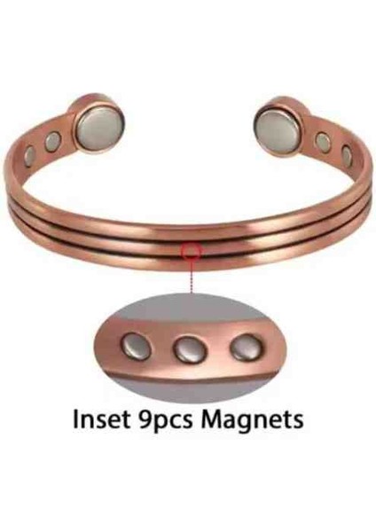 Saf Bakır Manyetik Enerji Denge Bileklik Bilezik fiyatları