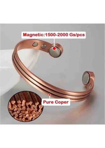 Saf Bakır Manyetik Enerji Denge Bileklik Bilezik modelleri