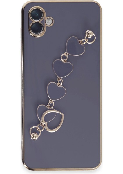 Samsung Galaxy A04E Kılıf Esila Silikon - Gri (K95)