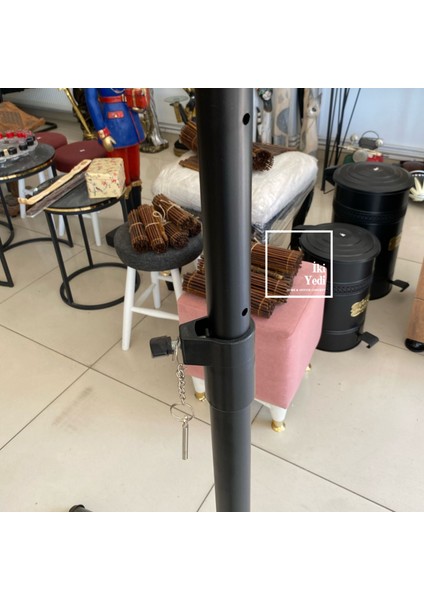 Jojones Endüstriyel Tripod Lambader Metal Ayak Ayarlanabilir Yükseklik Salon Ofis Aydınlatma Retro