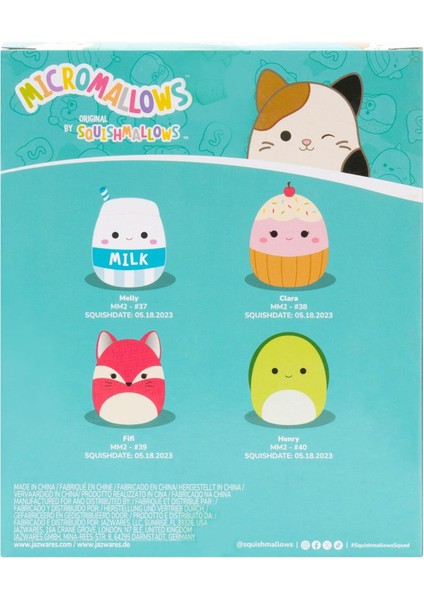 Micromallows Squishmallows Mini Yumuşak Peluş Oyuncak 16 Lı Figür Seti - 6 cm fırsatları