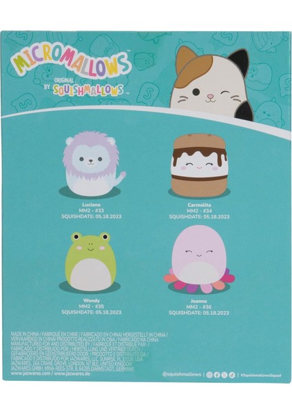Micromallows Squishmallows Mini Yumuşak Peluş Oyuncak 16 Lı Figür Seti - 6 cm indirimleri