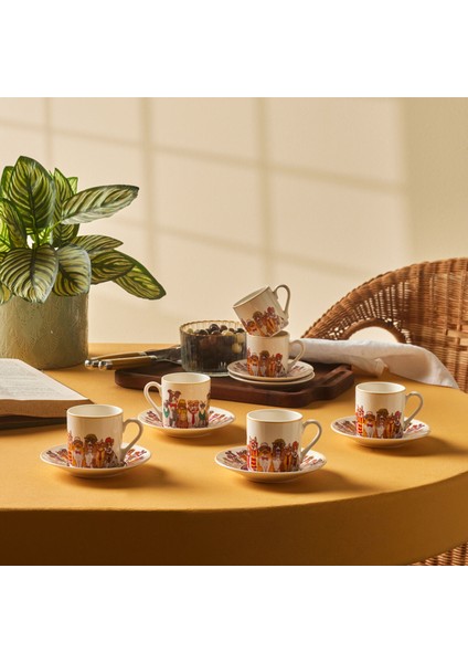 Latli 6 Kişilik Kahve Fincan Takımı 80 ml indirimleri