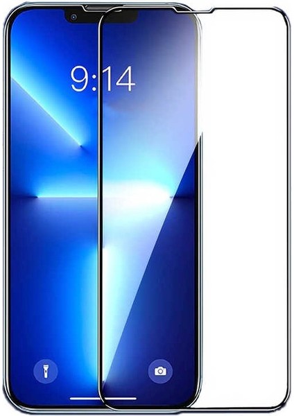 Apple iPhone 14 Plus Ekran Koruyucu Tam Kaplayan Cam Siyah