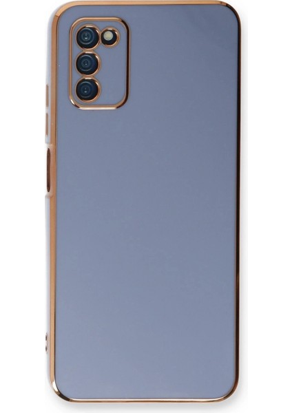 Samsung Galaxy A03S Kılıf Volet Silikon - Mavi (K95) fiyatları