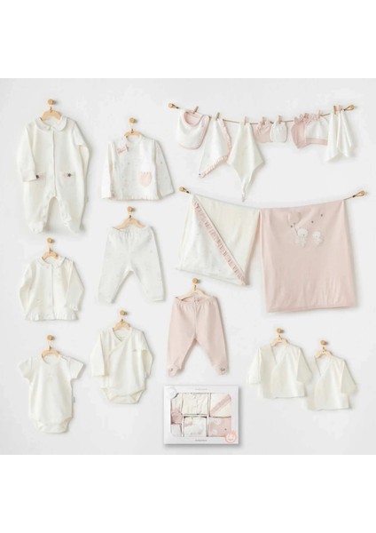 Ballerina 20 Parça Hastane Çıkışı Ekru